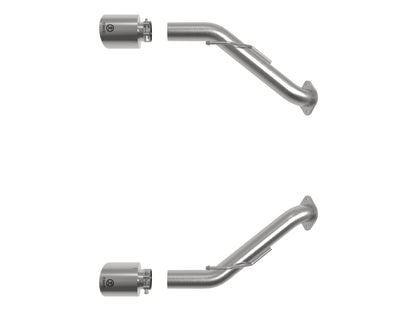aFe 2023 Nissan Z V6-3.0L (tt) Takeda Stainless Steel Axle-Back Exhaust System w/ Polished Tip