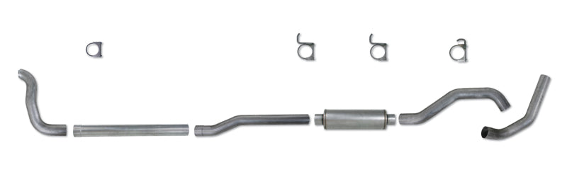 Diamond Eye Performance Diamond Eye KIT 4in Turbo Back SGL AL: 2-WHEEL DRIVE ONLY 89-93 DODGE CUMMINS 5.9L