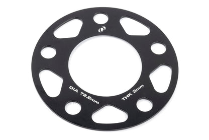 Dinan Wheel Spacers - 5x120 - 72.6mm CB - 3mm Thick (Set of 2)