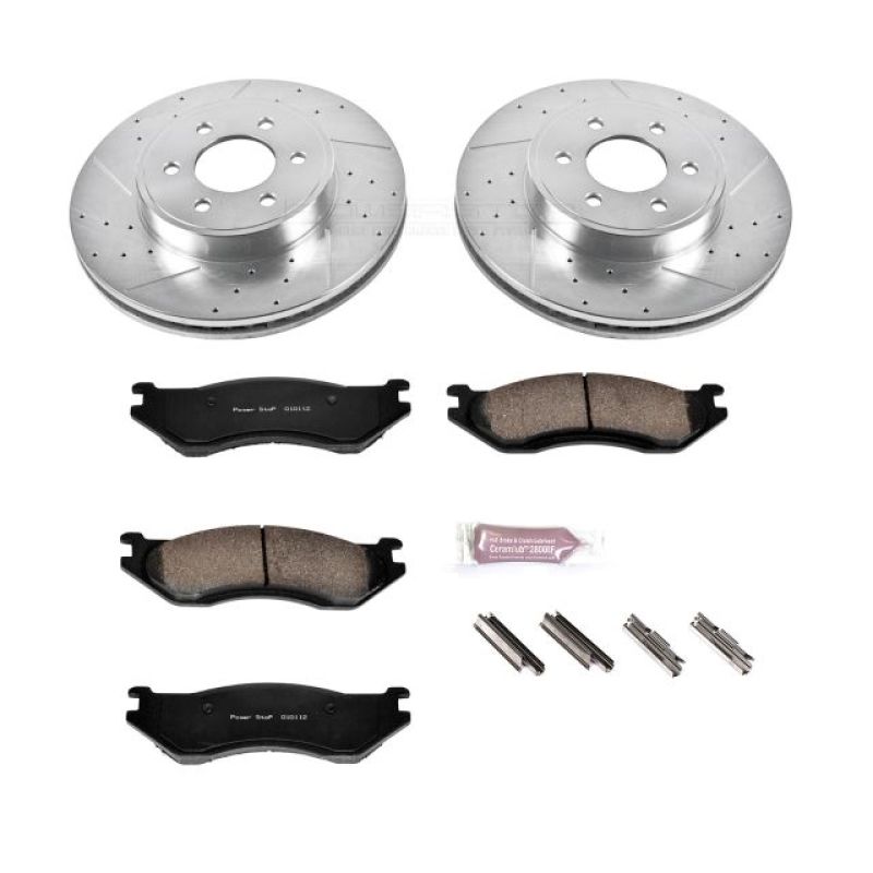 PowerStop Power Stop 2003 Dodge Durango Front Z23 Evolution Sport Brake Kit