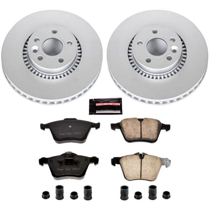PowerStop Power Stop 11-14 Volvo S60 Front Z23 Evolution Sport Coated Brake Kit
