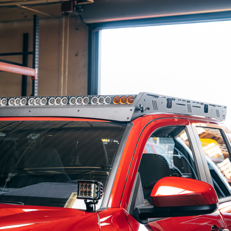 Cali Raised LED Cali Raised 2024 Toyota Tacoma Premium Roof Rack - Yes Lighting Cut Out