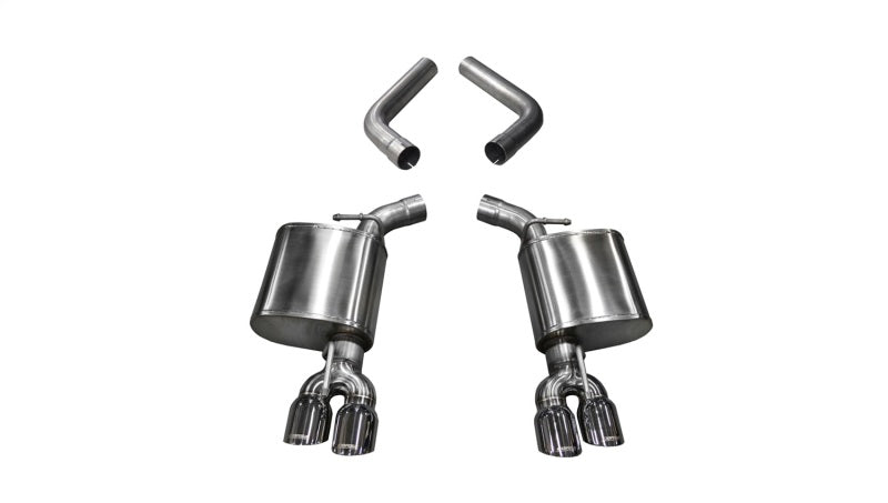 CORSA Performance Corsa 15-23 Dodge Challenger 6.4L/17-19 Challenger 5.7 Polished Sport Axle-Back Exhaust w/3.5in Tips