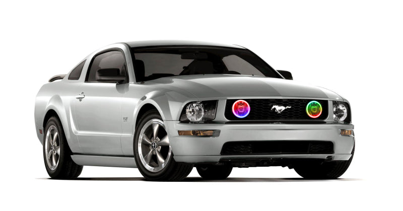ORACLE Lighting Oracle Ford Mustang GT 05-09 LED Fog Halo Kit - ColorSHIFT