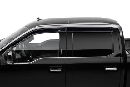Husky Liners 15-24 Ford F-150 (Incl. Raptor/Lightning) Ventvisor Low Profile (4pc) - Smoke