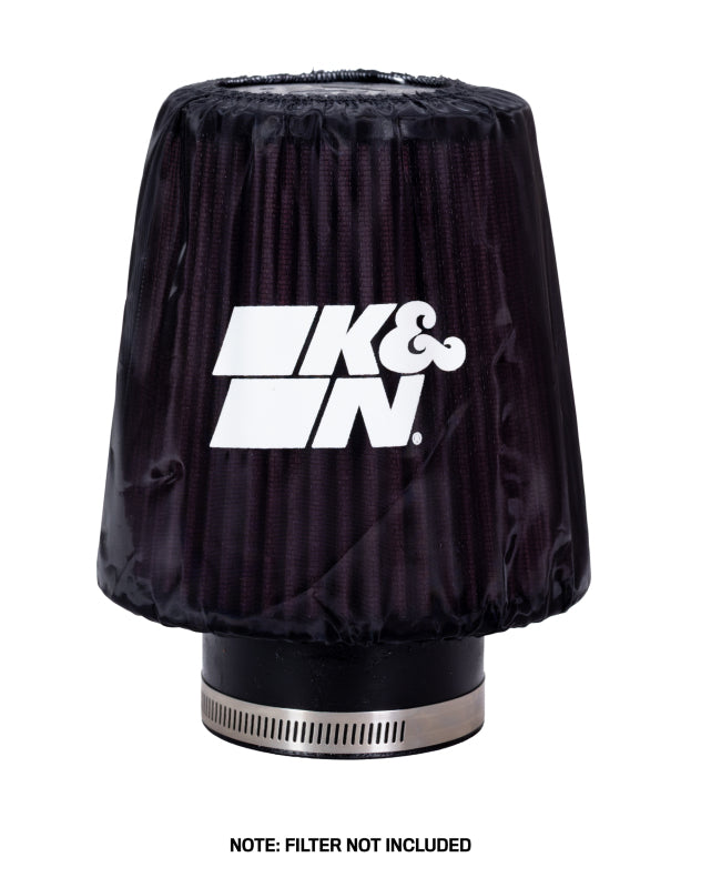 K&N Engineering K&N PreCharger Tapered Air Filter Wrap Black 6in Height / 6in Diameter
