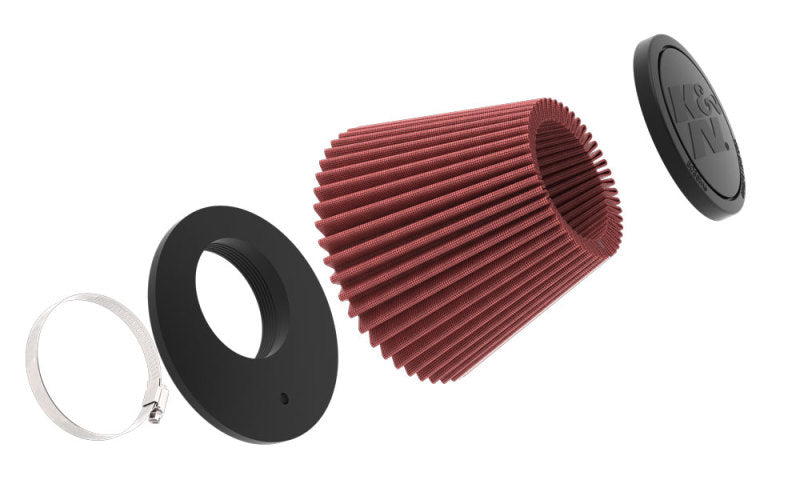 K&N Engineering K&N Universal Tapered Filter 3.156 Flange ID x 5.781in Base OD x 3.5in Top OD x 4.531in Height