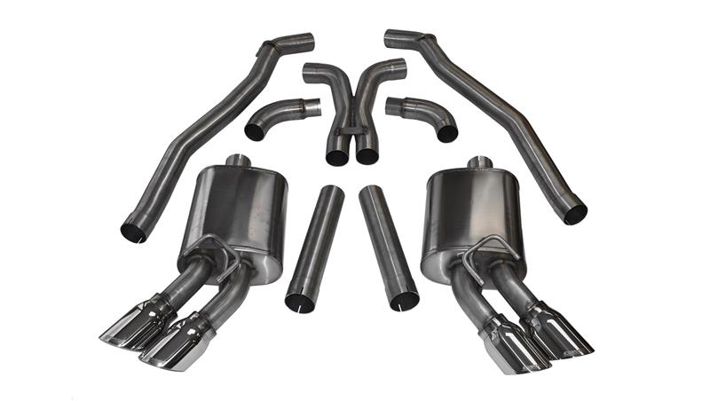 CORSA Performance Corsa 2012-2015 Chevrolet Camaro Coupe ZL1 6.2L V8 Polished Sport Cat-Back + XO Exhaust