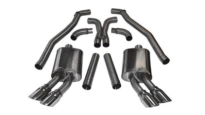 CORSA Performance Corsa 2012-2015 Chevrolet Camaro Coupe ZL1 6.2L V8 Polished Sport Cat-Back + XO Exhaust