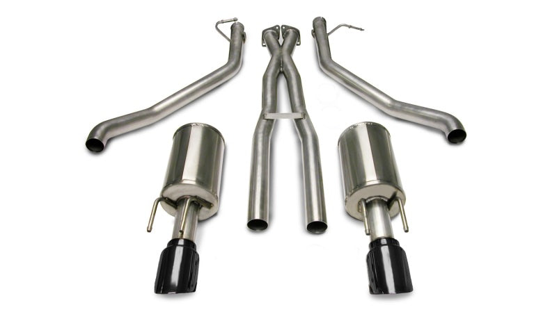 CORSA Performance Corsa 05-06 Pontiac GTO 6L V8 2.5in Sport Cat-Back Exhaust + XPipe w/Dual Exit Single 4in BlackTips