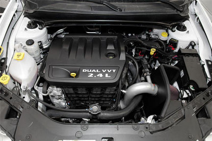 K&N Engineering K&N 69 Series Typhoon Performance 13 Chrysler/Dodge 200/Avenger 2.4L Silver Cold Air Intake Kit