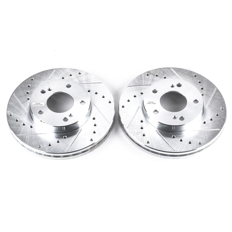 PowerStop Power Stop 93-97 Infiniti J30 Front Evolution Drilled & Slotted Rotors - Pair