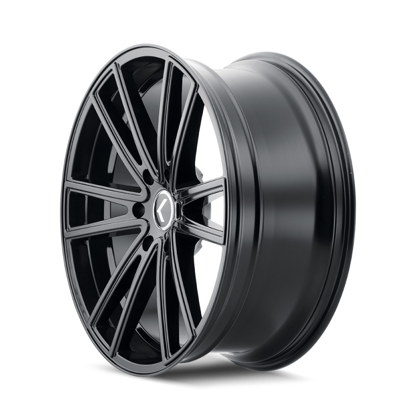 Kraze Wheels Kraze KR190 Lusso 22x9.5 / 6x135 BP / 30mm Offset / 87.1mm Hub Gloss Black Wheel