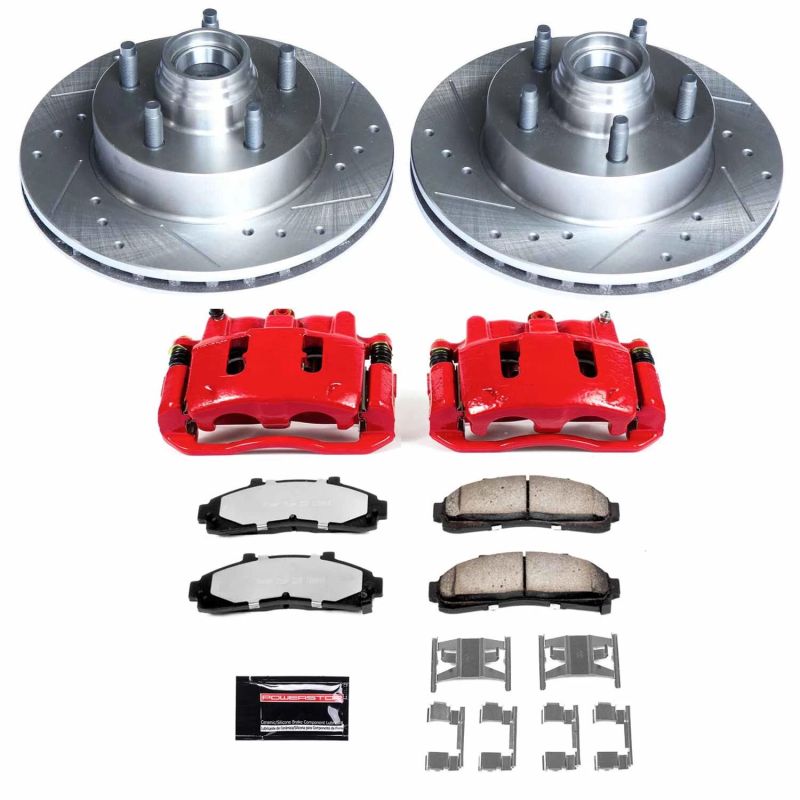 PowerStop Power Stop 98-02 Ford Ranger Front Z36 Truck & Tow Brake Kit w/Calipers