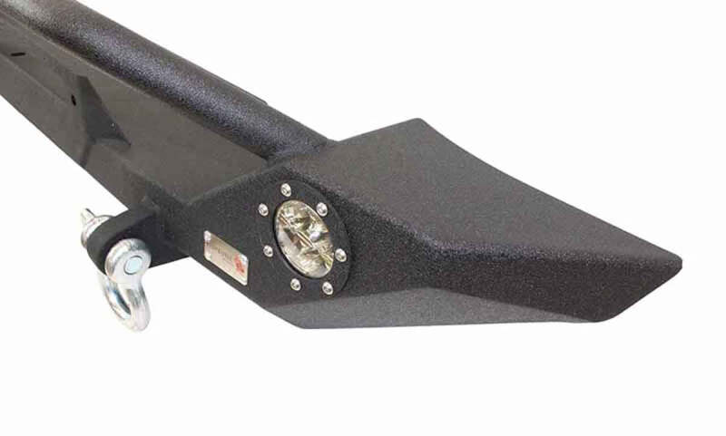 Fishbone Offroad 87-06 Jeep TJ/YJ Wrangler TJ/YJ Steel Front Bumper W/LEDs - Blk Textured Pawdercoat