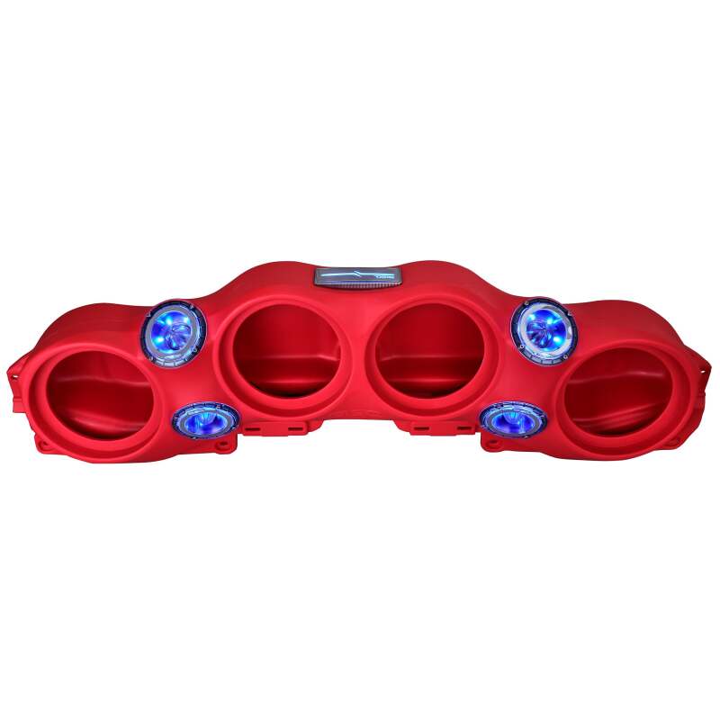 DS18 2018-23 Jeep JL/JLU/JT Soundbar Fits 4 x 8in Speakers (Not Included)- Red