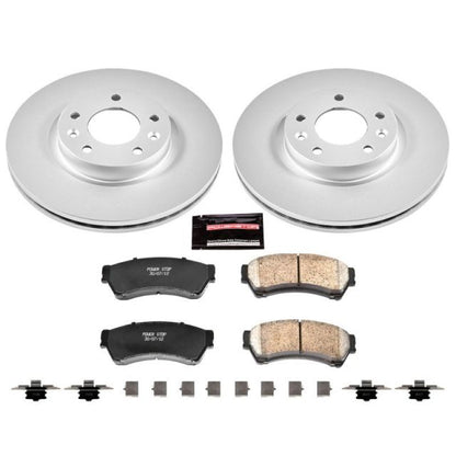 PowerStop Power Stop 06-12 Ford Fusion Front Z17 Evolution Geomet Coated Brake Kit