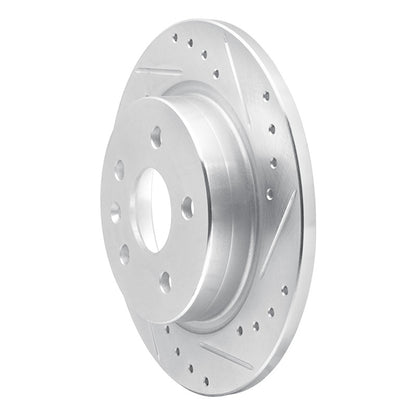 R1 Concepts R1 11-22 Buick Encore Rear Right Drilled & Slotted Silver Brake Rotor