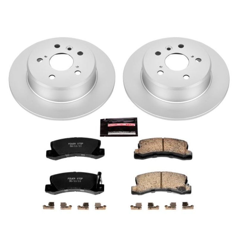 PowerStop Power Stop 92-96 Lexus ES300 Rear Z17 Evolution Geomet Coated Brake Kit