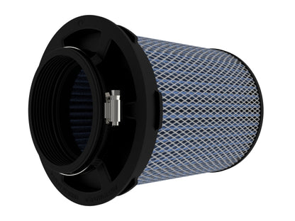 aFe Magnum Flow Pro 5R Air Filter 4in. Flange ID x 6-1/2in. Base x 6-1/2in. Top x 8 in. Height