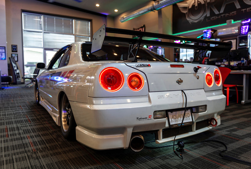 ORACLE Lighting Oracle Nissan Skyline 98-01 LED Halo Kit Tail Light Halo Kit - White
