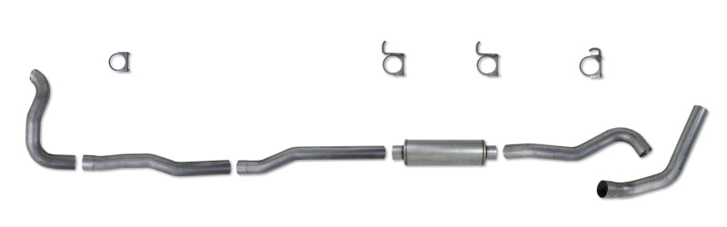 Diamond Eye Performance Diamond Eye KIT 4in Turbo Back SGL AL: 4-WHEEL DRIVE ONLY 89-93 DODGE CUMMINS 5.9L