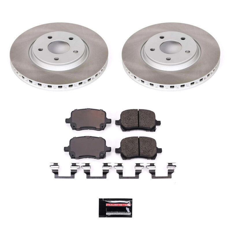 PowerStop Power Stop 04-07 Saturn Ion Front Semi-Coated Rotor Kit