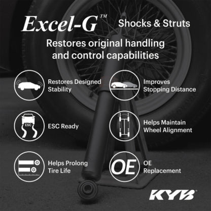 KYB 19-21 Chevrolet Silverado w/ Z85 / GMC Sierra w/ Z85 (Increased Capacity) Excel-G Shock - Rear