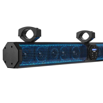 DS18 37in Soundbar 10 Speakers Amplified Bluetooth RGB Lightning 100 Watts RMS