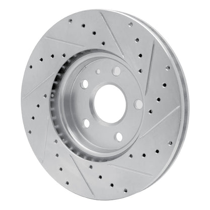 R1 Concepts R1 10-25 Buick ALLURE Front Left Drilled & Slotted Silver Brake Rotor