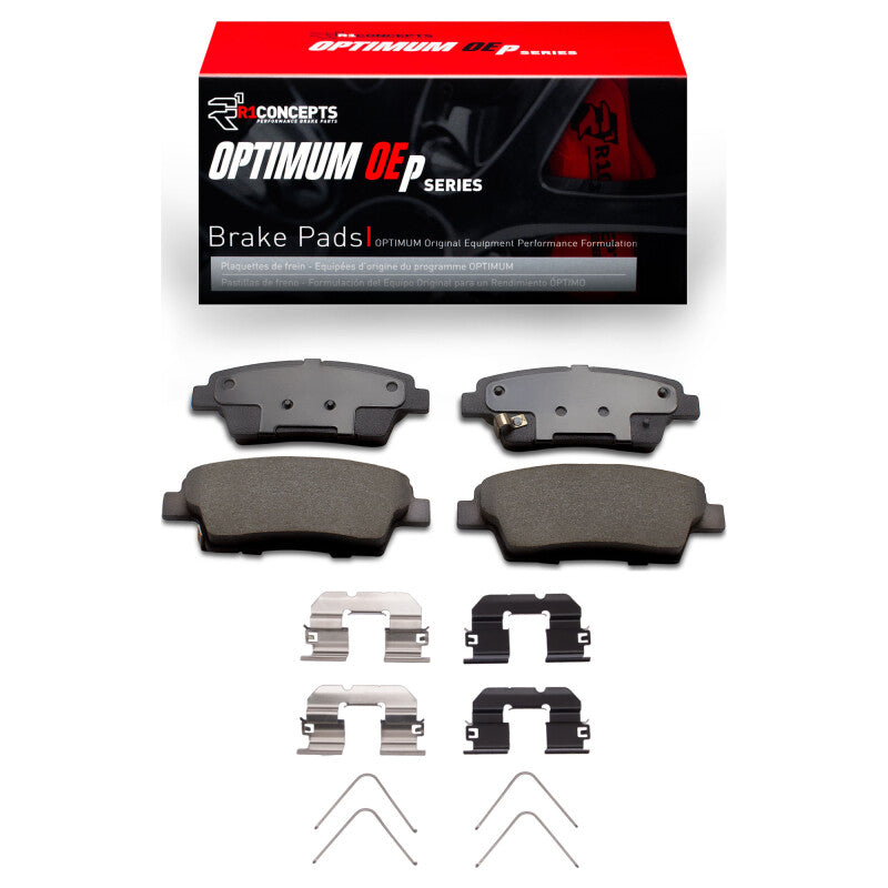 R1 Concepts R1 18-20 Genesis G80 Rear Optimum OE Pads & Hardware Kit