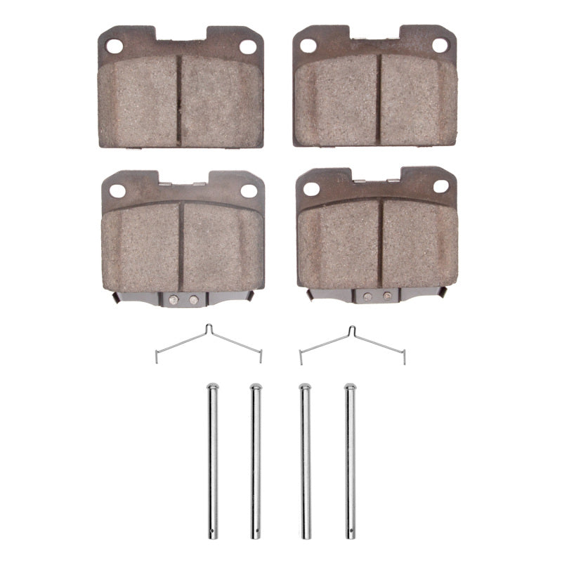 DFC 93-99 Dodge Stealth Rear 5000 Advanced Semi Metallic Brake Pads and Hardware Kit