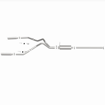 MagnaFlow Sys C/B 99 Ford F-Series Dual Exit
