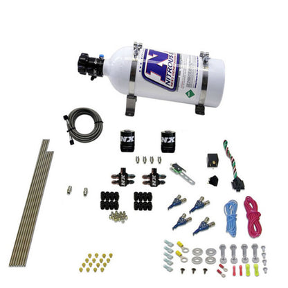 Nitrous Express 4 Cyl Gas Nitrous Kit (100-250HP) w/5lb Bottle