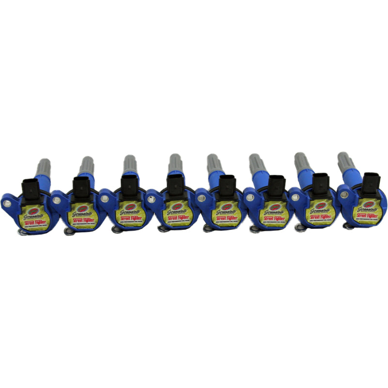 Granatelli Motor Sports Granatelli 11-15.5 Ford Coyote 4V Street Fighter Coil-On-Plug Wire Conn Kit w/Coil Packs (42K Volt)