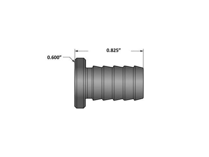 Fleece Performance Universal 3/8in Billet Aluminum Block Off Plug