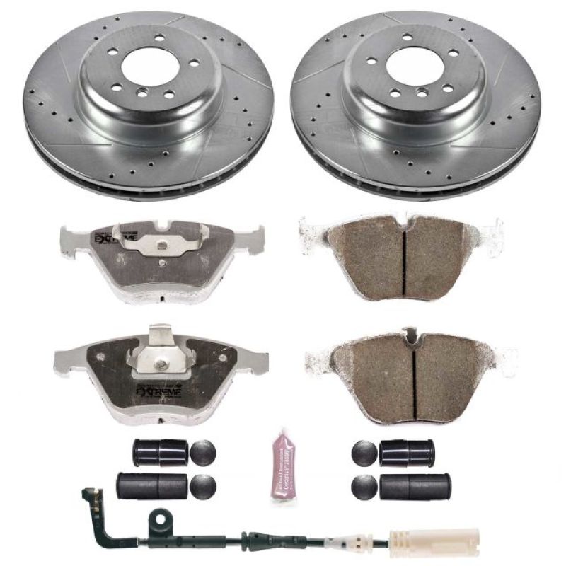 PowerStop Power Stop 08-10 BMW 535i Front Z26 Street Warrior Brake Kit