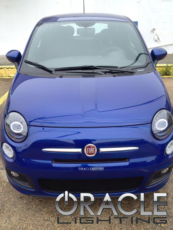 ORACLE Lighting Oracle Fiat 500 12-17 Halo Kit - ColorSHIFT w/ 2.0 Controller