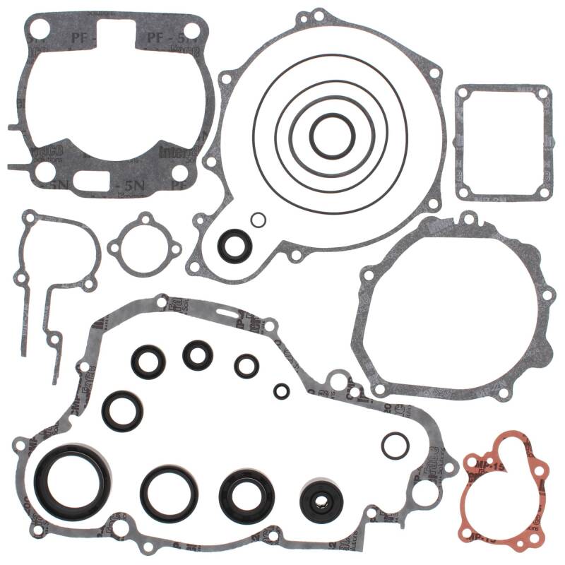 Vertex Pistons Vertex Gaskets 90-91 Yamaha YZ250 Complete Gasket Kit w/ Oil Seals