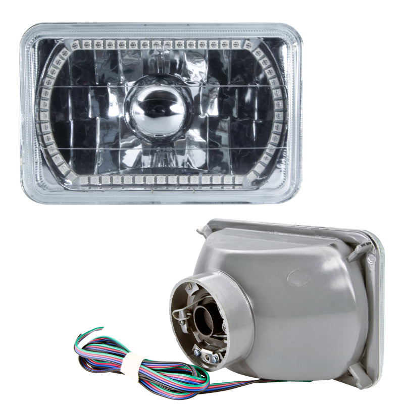 ORACLE Lighting Oracle Pre-Installed Lights 4x6 IN. Sealed Beam - ColorSHIFT Halo