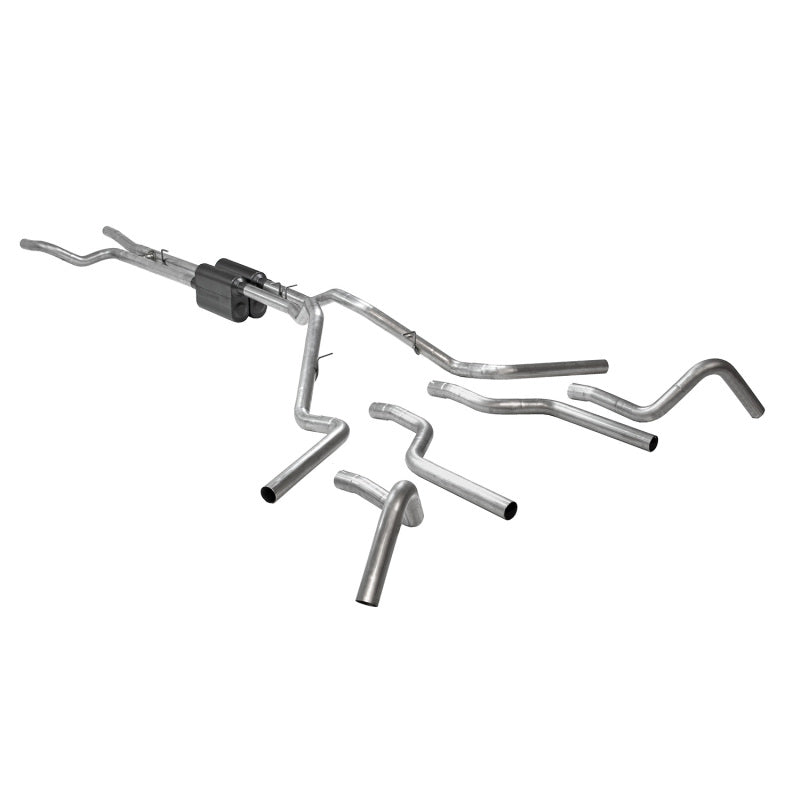 Flowmaster 67-72 Ford F100 American Thunder Cat-Back Exhaust System - (wide Tank)