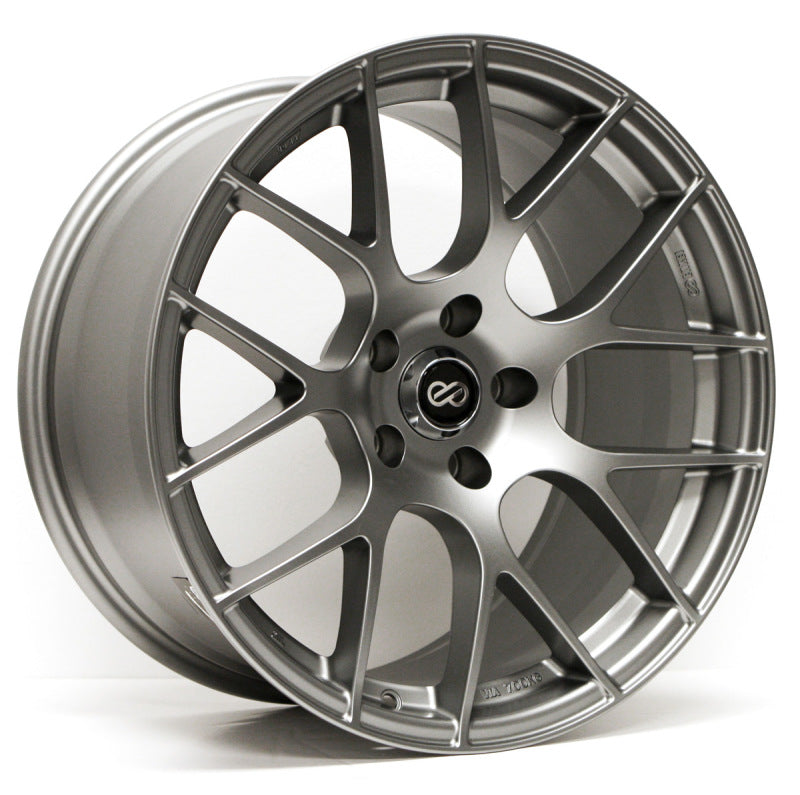Enkei Raijin 18x8 42mm Offset 5x120 Bolt Pattern 72.6 Bore Diameter Gunmetal Wheel