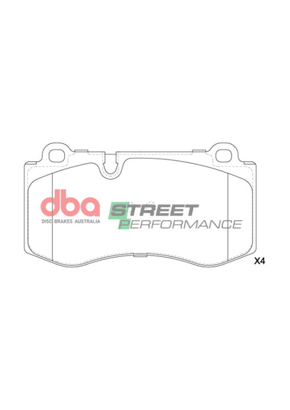 DBA 07-14 Mercedes-Benz CL550 SP Performance Front Brake Pads