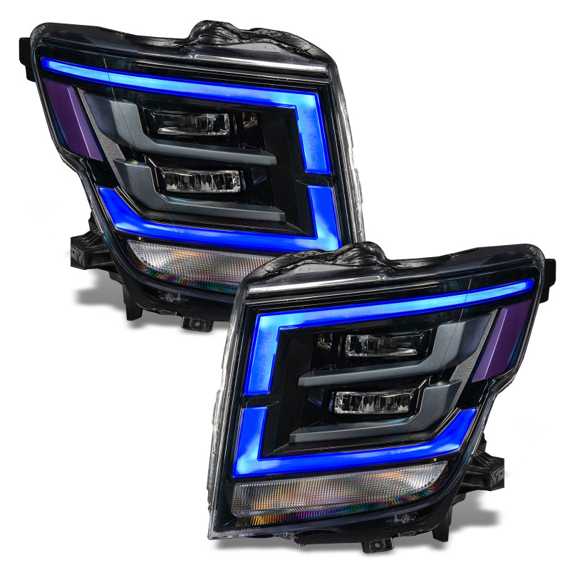 ORACLE Lighting Oracle 21-22 Nissan Titan RGB+W Headlight DRL Upgrade - ColorSHIFT w/ Simple Controller