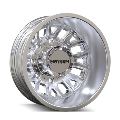 Mayhem 8107D Cogent Dually 17x6.5 8x210 BP -142mm Offset 154.2mm Bore Polished Wheel