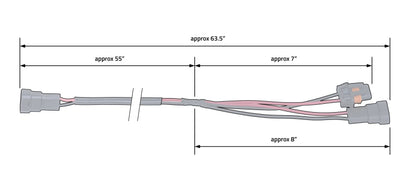 ORACLE Lighting Oracle Trigger 14 Gauge Long Y Harness