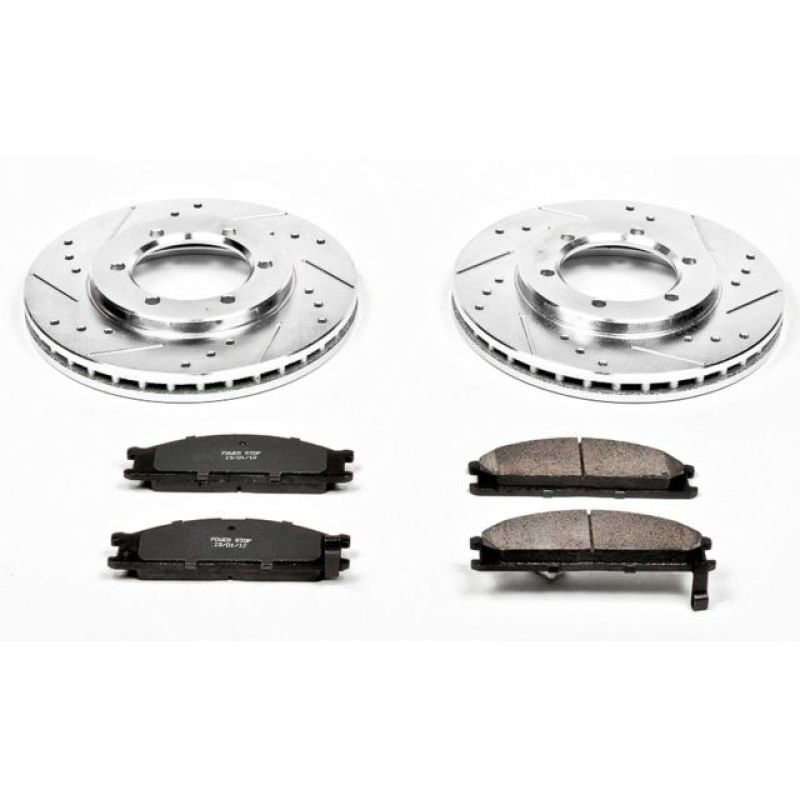 PowerStop Power Stop 99-04 Nissan Frontier Front Z23 Evolution Sport Brake Kit