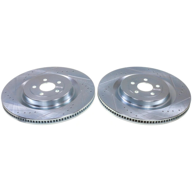 PowerStop Power Stop 22-23 Ford Mustang Mach-E Front Drilled & Slotted Rotor - Pair
