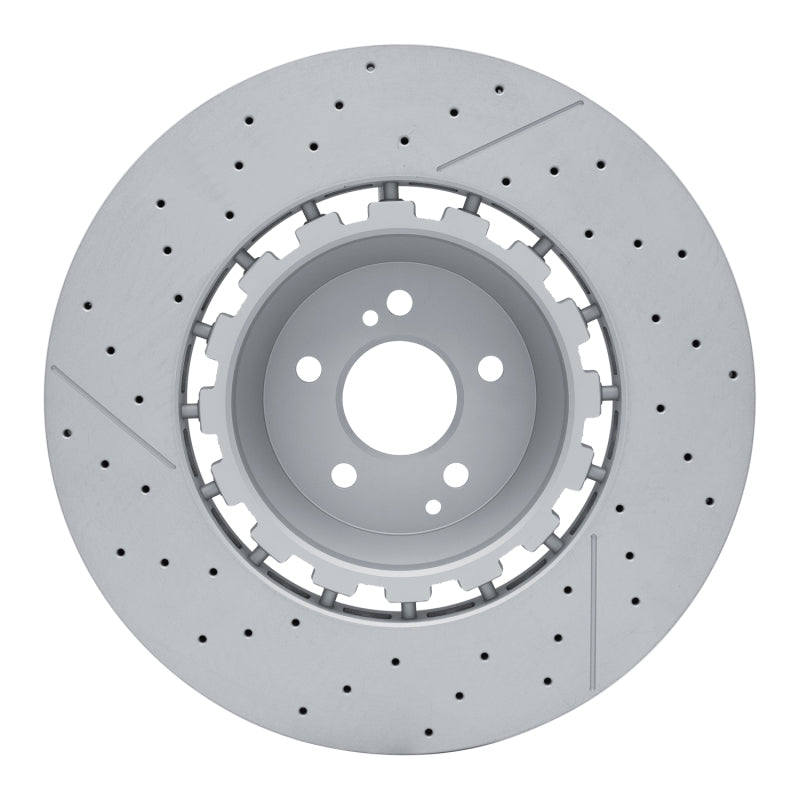 DFC 13-25 Mercedes-Benz GLC63 AMG S Front Drilled and Slotted Hi-Carbon Alloy Geomet Coated Rotor