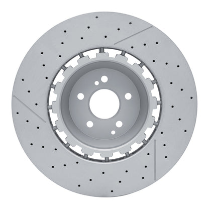 DFC 13-25 Mercedes-Benz GLC63 AMG S Front Drilled and Slotted Hi-Carbon Alloy Geomet Coated Rotor